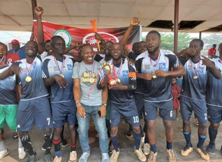 BCOS Team Emerges Champions of Oyo State Media Football Tournament