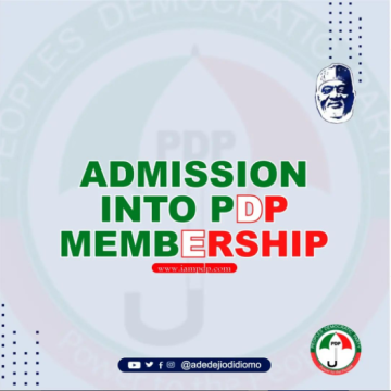 Admission into Membership