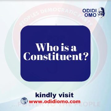 Who is a Constituent? Who is a Constituent?