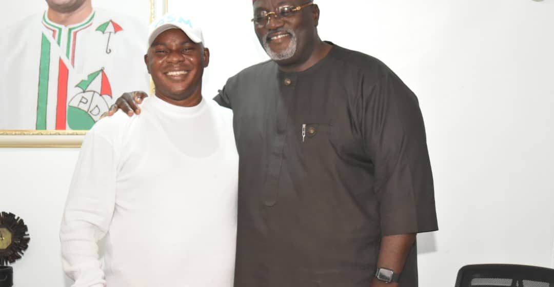 Photos: Odidiomo and Ibadan S/W PDP Leaders Pay Courtesy Visit To Fagbemi