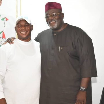 Photos: Odidiomo and Ibadan S/W PDP Leaders Pay Courtesy Visit To Fagbemi