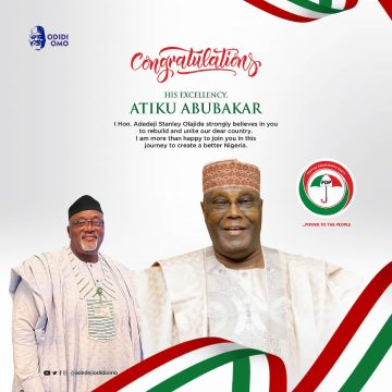 ODIDI OMO Congratulates Atiku Abubakar ODIDI OMO Congratulates Atiku Abubakar