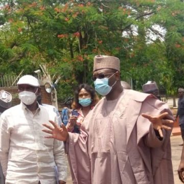 Osun Polls: INEC Chairman arrives state, kickstarts series of engagement and evaluations. Osun Polls: INEC Chairman arrives state, kickstarts series of engagement and evaluations.