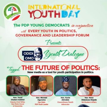 Happening Today! ODIDI OMO Youth Dialogue: The future of Politics