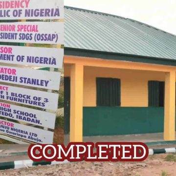 Promise Kept: Odidiomo Donates fully furnished blocks of classrooms in Ibadan Northwest