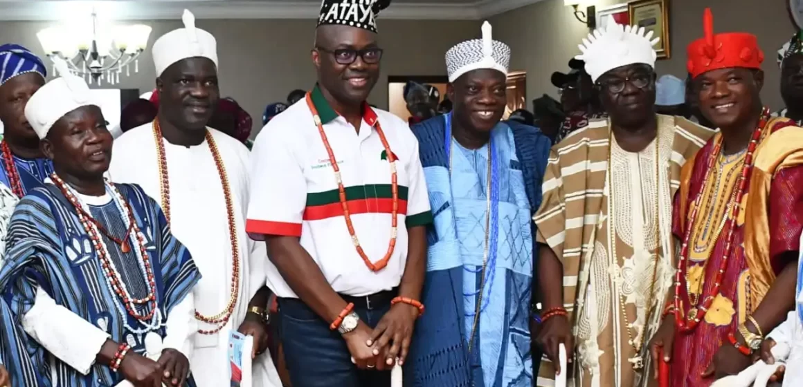 Makinde And Wife Installed As Aare Atayese, Yeye Aare Atayese Of Ibarapaland