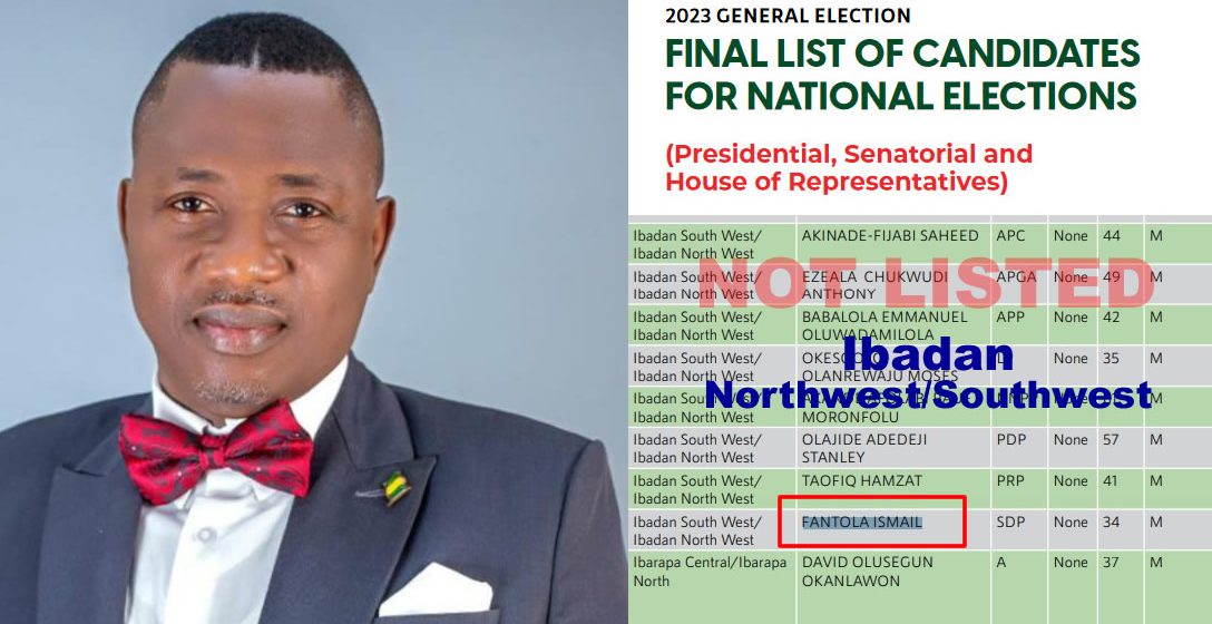 You are not even listed by INEC- Odidi Omo Media replies SDP Aspirant, Adeniyi Rotimi Johnson