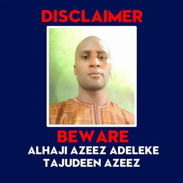 Important Notice: Beware of Scammers Pretending to Represent Hon. Stanley Adedeji Olajide (Odidiomo)