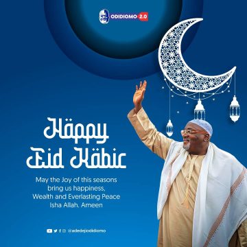 Joyous Eid-el-Kabir Celebrations: Hon. Odidi Omo Extends Festive Greetings to the Muslim Faithful!