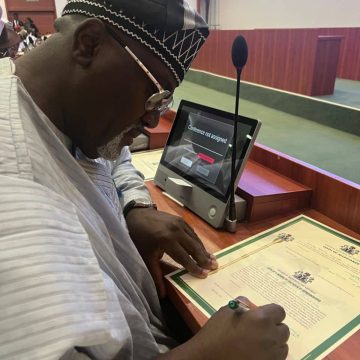 PICTURES: Rep Adedeji Stanley Olajide Sworn in for Another Term