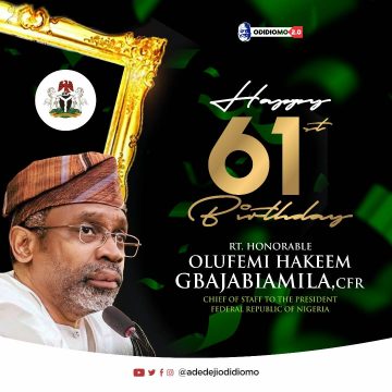 A Leader of Unwavering Determination: Odidi Omo Celebrates Femi Gbajabiamila on His Birthday