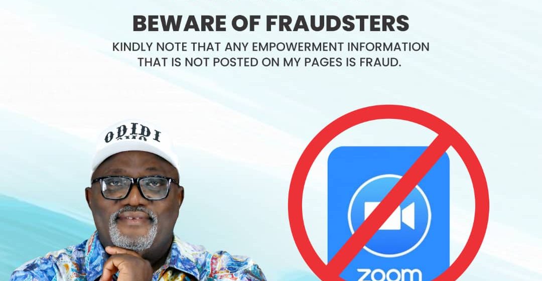 Disclaimer: Beware of Scams and Fraudulent Activities