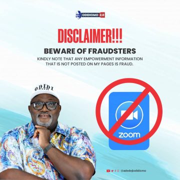 Disclaimer: Beware of Scams and Fraudulent Activities Disclaimer: Beware of Scams and Fraudulent Activities