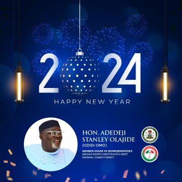 New Year, Renewed Hope: Rep. Adedeji Calls for Patience and Participation to Cultivate Democracy’s Harvest New Year, Renewed Hope: Rep. Adedeji Calls for Patience and Participation to Cultivate Democracy’s Harvest