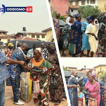 Odidi Omo Extends Relief: Cash Gifts and Food Items Distributed Amidst Economic Hardship