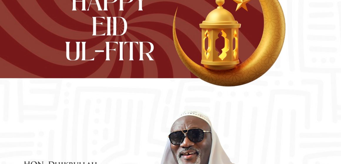 Eid-El-Fitr: Hon. Dhikrullahi Olajide Congratulates Muslims, Emphasizes the Need for Unity and Compassion Eid-El-Fitr: Hon. Dhikrullahi Olajide Congratulates Muslims, Emphasizes the Need for Unity and Compassion
