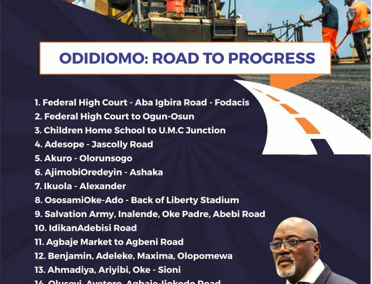 ODIDIOMO’s Infrastructure Masterplan: Lawmaker Launches Road Rehabilitation Project to Boost Economic Growth in Ibadan