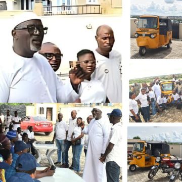 Odidiomo Empowers Constituents with Cash Support, Tricycle, Motorbike, worth N20m