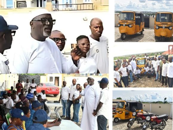 Odidiomo Empowers Constituents with Cash Support, Tricycle, Motorbike, worth N20m