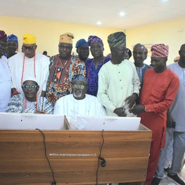 Asipa of Ibadan Land Commends Hon. Olajide on ICT Hub at Oke Bola High School