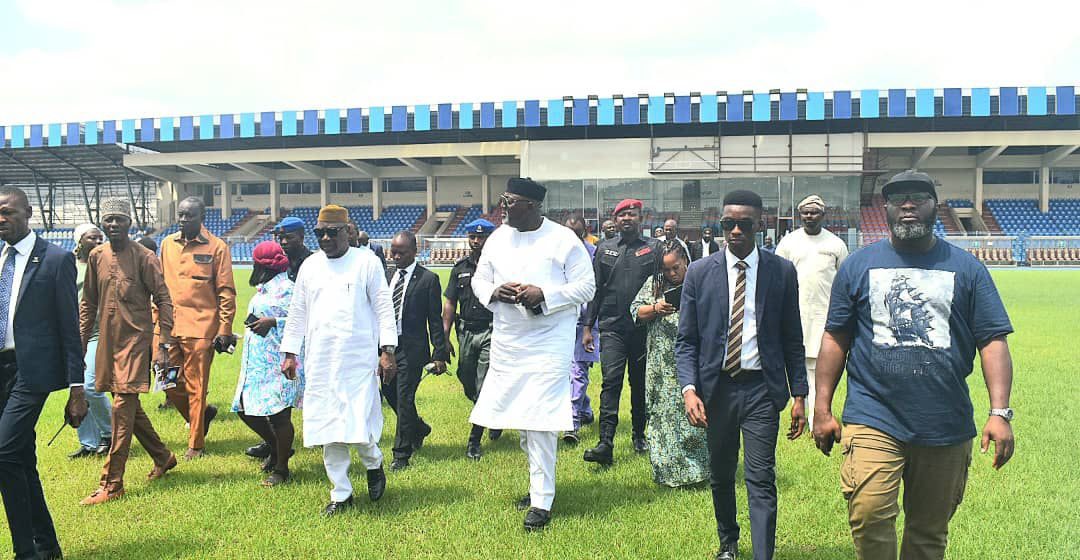 Hon. Adedeji Stanley Olajide Commends Governor Makinde During PDP Convention Venue Inspection