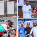 Odidiomo Honours Promise, Restores Molete Rider’s Livelihood with New Motorcycle